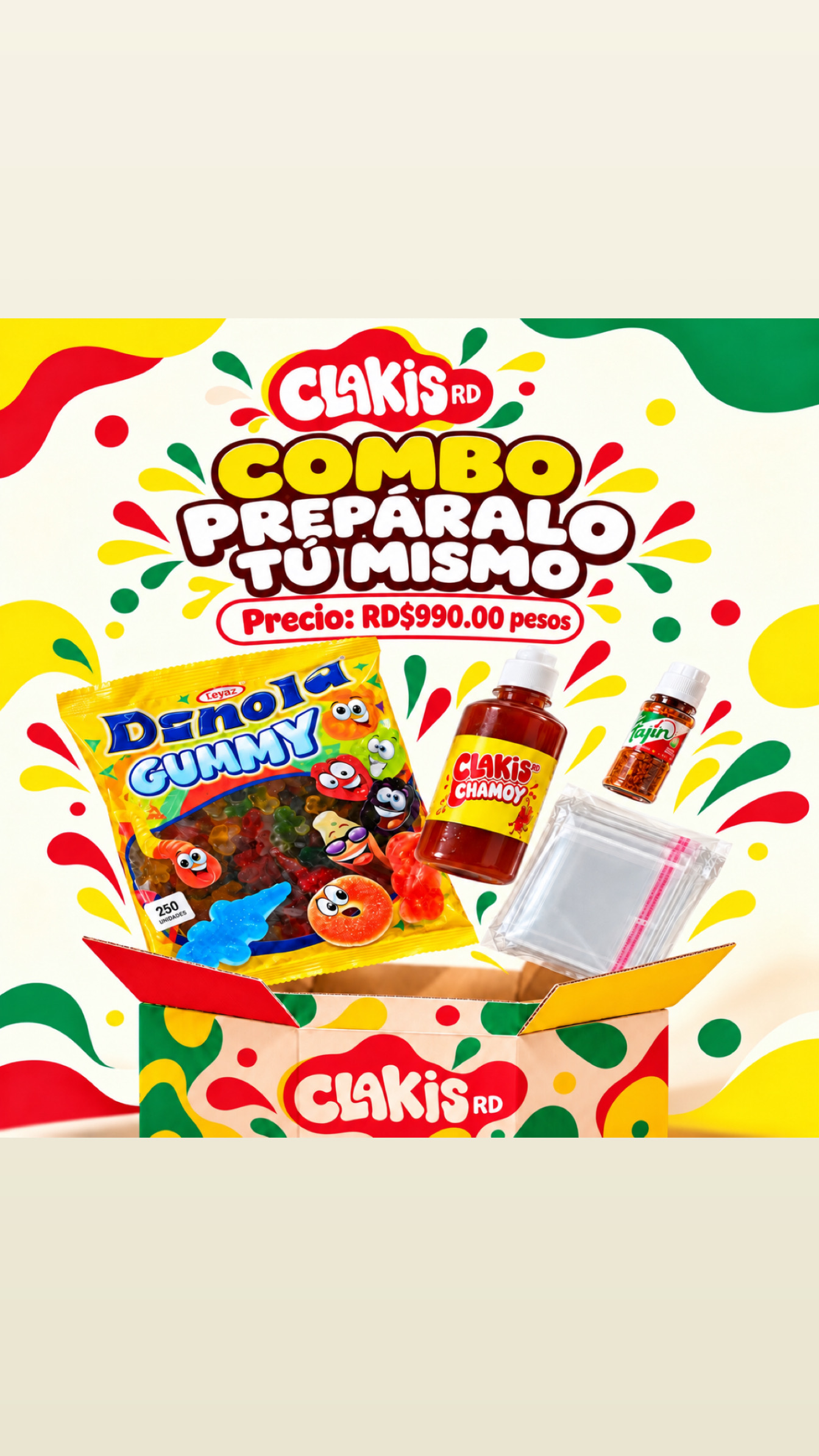 Prepáralo tú mismo (combo gomita enchilada)